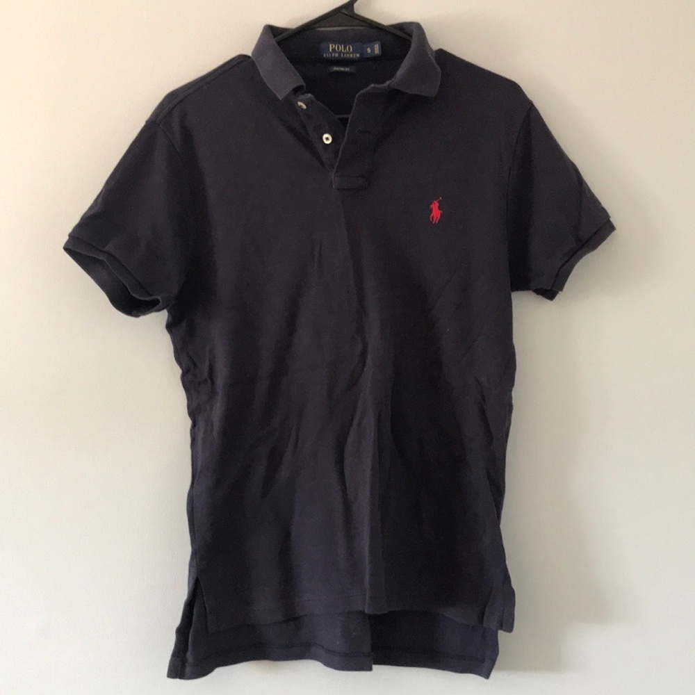 Short Sleeve Blue Polo
